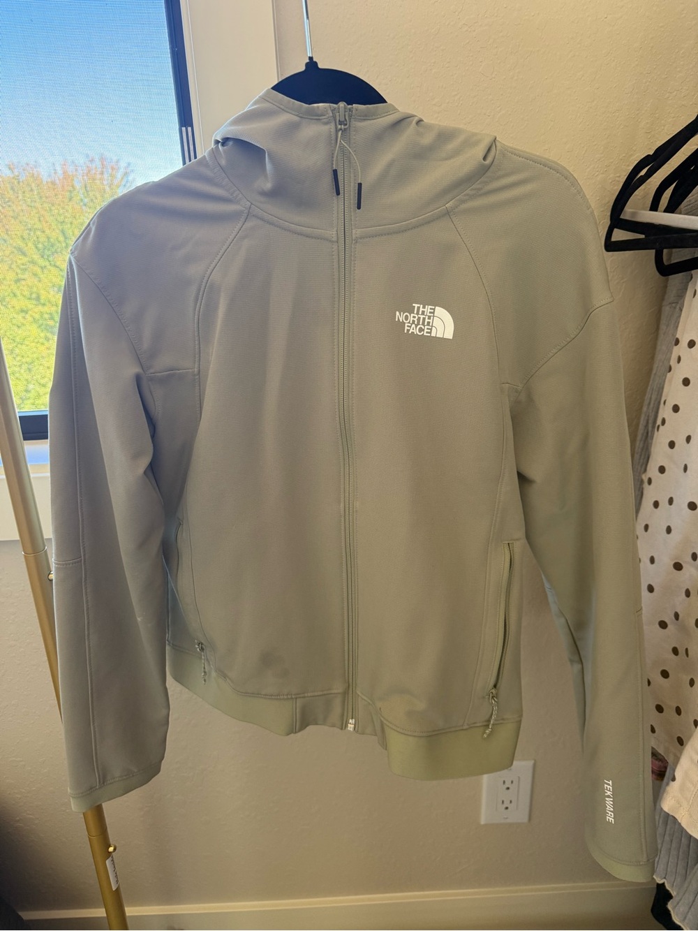 The North Face Women's Olive Hooded Softshell Jacket